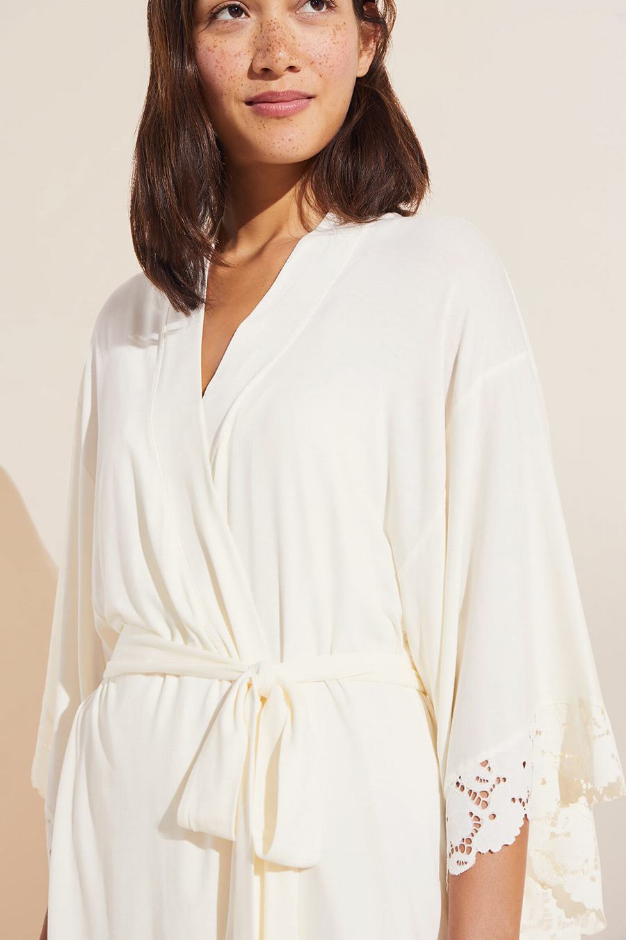 White Women Eberjey Naya TENCEL™ Modal Robe | NKO3390ZZ