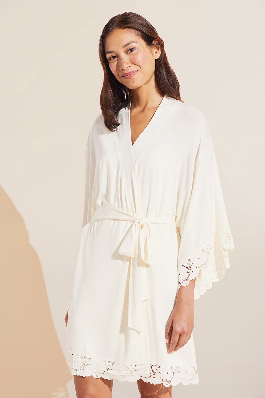 White Women Eberjey Naya TENCEL™ Modal Robe | NKO3390ZZ